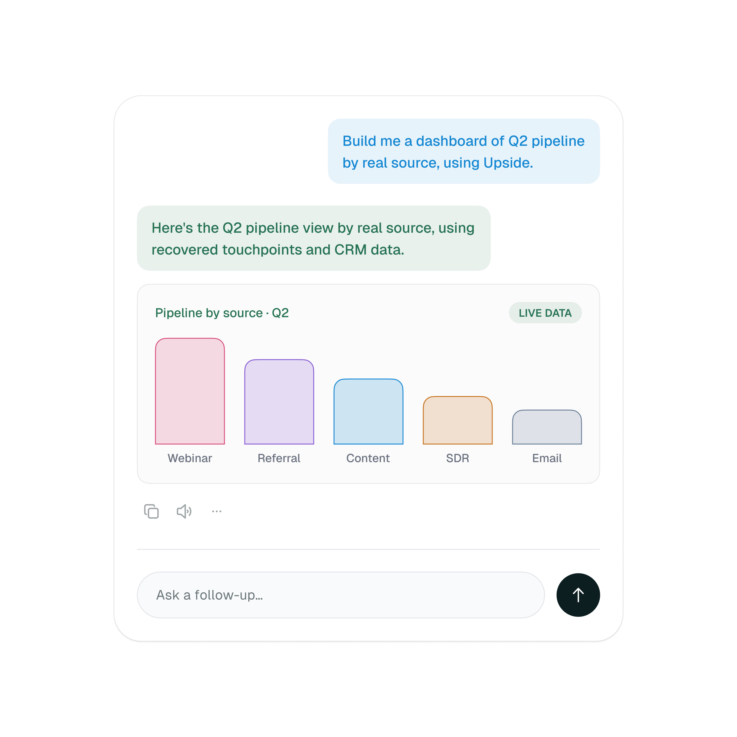 Build custom GTM apps wired to live data from a single prompt